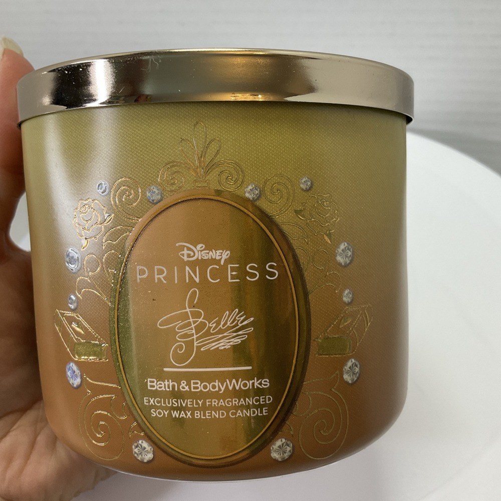 Bath & Body Works Disney Princess BELLE Candle 3-Wick Limited Edition 14.5 oz - Picture 2 of 5